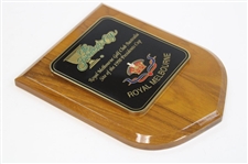 1998 President's Cup At Royal Melbourne Plaque