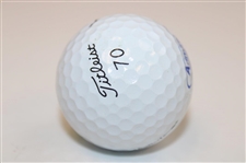Sam Burns Signed Titleist Pro V1 Golf Ball JSA ALOA