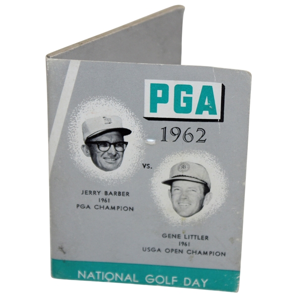 1962 PGA National Golf Day Medal - Jerry Barber vs. Gene Littler