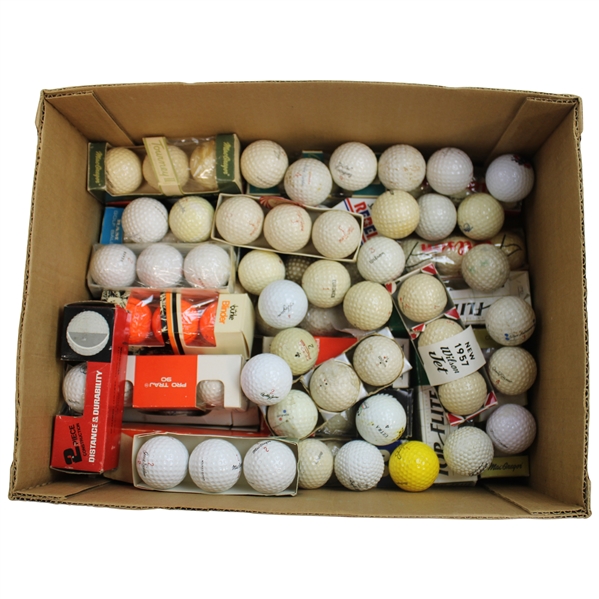 Large Assortment of Various Golf Balls Including Individual Golf Balls, Sleeves & more