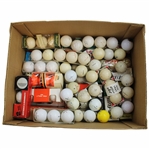 Large Assortment of Various Golf Balls Including Individual Golf Balls, Sleeves & more
