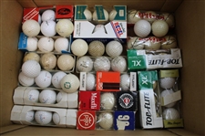 Large Assortment of Various Golf Balls Including Individual Golf Balls, Sleeves & more