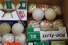 Large Assortment of Various Golf Balls Including Individual Golf Balls, Sleeves & more
