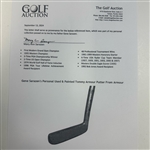 Gene Sarazen's Personal Used & Painted Tommy Armour Putter From Armour