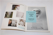 1965 Ryder Cup at Royal Birkdale Golf Club Official Program w/Daily Draw Sheet