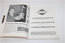 1965 Ryder Cup at Royal Birkdale Golf Club Official Program w/Daily Draw Sheet