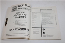 1965 Ryder Cup at Royal Birkdale Golf Club Official Program w/Daily Draw Sheet