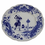 1903 Royal Doulton Picturesque Scenes Golf Plate - Impressed On The Back 1903