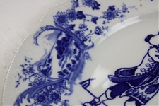 1903 Royal Doulton Picturesque Scenes Golf Plate - Impressed On The Back '1903'