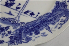1903 Royal Doulton Picturesque Scenes Golf Plate - Impressed On The Back '1903'