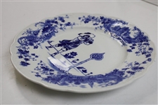 1903 Royal Doulton Picturesque Scenes Golf Plate - Impressed On The Back '1903'