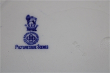 1903 Royal Doulton Picturesque Scenes Golf Plate - Impressed On The Back '1903'