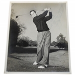 Jay Hebert Signed & Personalized Post Swing Original Alex Morrison Photo JSA ALOA