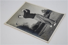 Jay Hebert Signed & Personalized Post Swing Original Alex Morrison Photo JSA ALOA