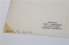 Jay Hebert Signed & Personalized Post Swing Original Alex Morrison Photo JSA ALOA