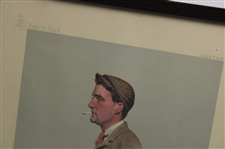 Hoylake Harold Hilton Vanity Fair 1903 Print - Framed