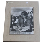 Five (5) Bobby Jones Watching The Masters Frank Christian Studios Photo Prints - Matted