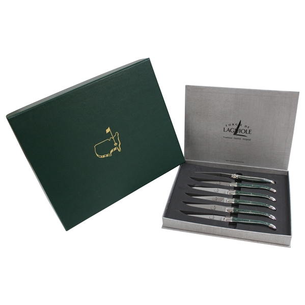 Augusta National Ltd Ed Forge de Laguiole Table Knife Set in Original Box
