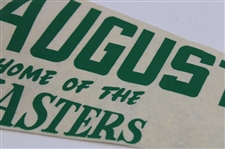 Vintage 'Augusta: Home of the Masters' Pennant