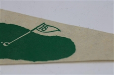Vintage 'Augusta: Home of the Masters' Pennant