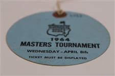 1964 Masters Tournament Wednesday Ticket #1911 - Arnold Palmer Win