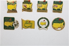 1998-2014 Masters Tournament Commemorative Pins - Seventeen (17) Total