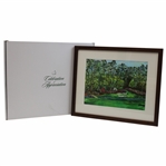 Augusta National Celebration of Appreciation Hole 12 Golden Bell Painting by Artist Duke Framed w/Box