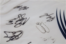 Multi-Signed PGA Championship at Valhalla White Screen Flag JSA ALOA