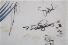 Multi-Signed PGA Championship at Valhalla White Screen Flag JSA ALOA