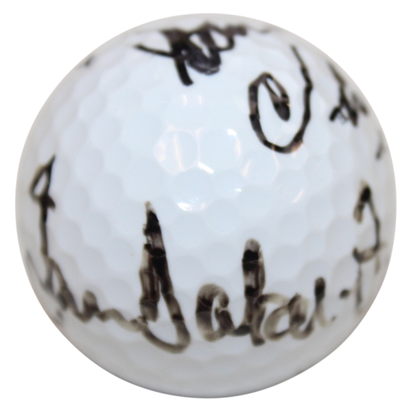 Ian Baker-Finch, Jones & Smith Signed 2000 Open at St. Andrews Ball w/Letter JSA ALOA