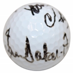 Ian Baker-Finch, Jones & Smith Signed 2000 Open at St. Andrews Ball w/Letter JSA ALOA