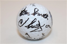 Ian Baker-Finch, Jones & Smith Signed 2000 Open at St. Andrews Ball w/Letter JSA ALOA