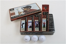 Tiger Woods 'Tiger Slam' Dozen Golf Balls in Tins - Complete Set of Four (4) 