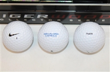 Tiger Woods 'Tiger Slam' Dozen Golf Balls in Tins - Complete Set of Four (4) 