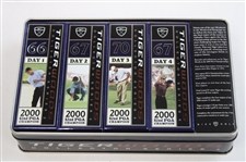 Tiger Woods 'Tiger Slam' Dozen Golf Balls in Tins - Complete Set of Four (4) 