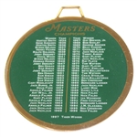 1998 Masters Tournament Commemorative Champions Bag Tag - First Tiger Woods
