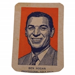 Ben Hogan Golf Card 1952 Wheaties Portrait-Hand Cut Golf Card