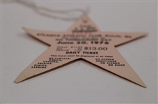 1976 US Open at Atlanta Athletic Club Sunday Final Rd Ticket #10292 - Jerry Pate Winner