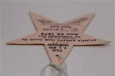 1976 US Open at Atlanta Athletic Club Sunday Final Rd Ticket #10292 - Jerry Pate Winner