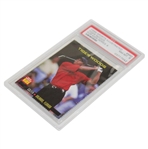 Tiger Woods 1999 Sports Illustrated for Kids Series 4 Golf Card PSA NM-MT 8