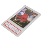 Tiger Woods 1999 Sports Illustrated for Kids Series 4 Golf Card PSA NM-MT 8