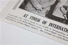 1941 Illustrated Current News at Finish of Miami International Four-Ball Tournament Print