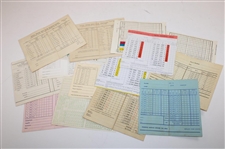 Fifteen (15) Assorted Foreign Golf Course/Club Scorecards