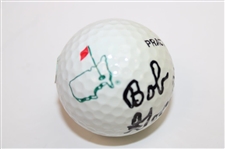 Bob Goalby Signed Masters Tournament Logo Practice Ball JSA #UU13671