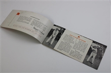 1935 Craig Wood Dunlop How To Play Golf 'Swinging Thru' Advertising Pamphlet