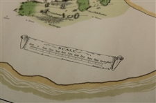 Original 1924 The Old Course St. Andrews Aerial Map Surveyed & Depicted by MacKenzie