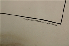 Original 1924 The Old Course St. Andrews Aerial Map Surveyed & Depicted by MacKenzie
