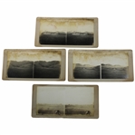 Four (4) Undated & Unmarked Stereoscope Photos - Wendell Miller Collection