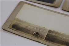 Four (4) Undated & Unmarked Stereoscope Photos - Wendell Miller Collection