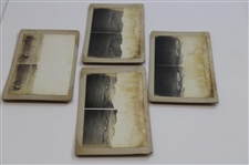 Four (4) Undated & Unmarked Stereoscope Photos - Wendell Miller Collection